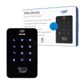 Tastatura control acces PNI DK150 stand alone, deblocare cu PIN, card RFID, IP65, negru