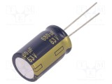 Condensator electrolitic Panasonic 680uF 63V low ESR THT &Oslash;16x25mm