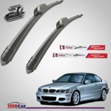 Cumpara ieftin Ștergătoare BMW Seria 3 E46 Coupe (1998&ndash;2006) Flat | Set față &ndash; TeamCar&reg;