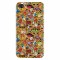 Husa silicon pentru Apple Iphone 4 / 4S, Colorful Sticker Illustrations