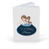 Agenda/Jurnal pentru organizare nunta, amintiri mireasa, 100 file, foaie alba, Wedding Planner