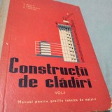 CONSTRUCTII DE CLADIRI VOL 2 1965 CARTONATA