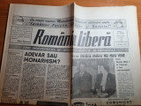 Romania libera 24 decembrie 1992-regele mihai si-a anulat vizita in romania