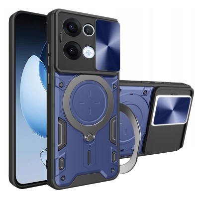 Husa Oppo Reno13 Techsuit CamGuard Pro, albastru foto