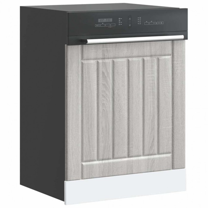 vidaXL Panou pentru mașină de spălat vase &bdquo;Lucca&rdquo; Lemn Sonoma gri 853903