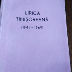 LIRICA TIMISOREANA 1944 -1969 TD