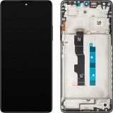 Display cu Touchscreen Xiaomi Redmi Note 13 5G, cu Rama, Negru (Graphite Black), Service Pack 5600020N1700