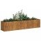 Jardinieră Rusty 200x40x40 cm Oțel pentru intemperii