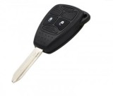 Carcasa cheie Topautochei&reg; pentru Chrysler Dodge Jeep 2 butoane, folie parte electronica si suport baterie, Fara Brand