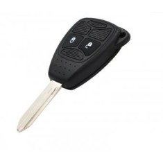 Carcasa cheie Topautochei&reg; pentru Chrysler Dodge Jeep 2 butoane, folie parte electronica si suport baterie