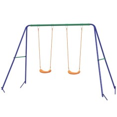Complex de joaca, 2 leagane, multicolor, 3-8 ani, 269x160x180 cm GartenVIP DiyLine