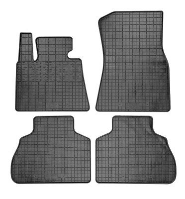 Set covorase auto din cauciuc BMW X7 (G07) 2018- 5 Usi; Negre AutoDrive ProParts foto
