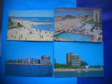 HOPCT LOT NR 838 SATURN -LITORAL-CT-4 CARTI POSTALE-RSR-CIRCULATE, Circulata, Printata, Constanta