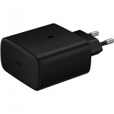 Incarcator Retea USB Samsung EP-TA845XB, 1 X USB Tip-C, Fast Charge, 45W, Negru