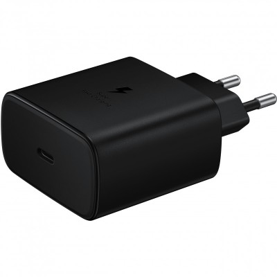 Incarcator Retea USB Samsung EP-TA845XB, 1 X USB Tip-C, Fast Charge, 45W, Negru foto