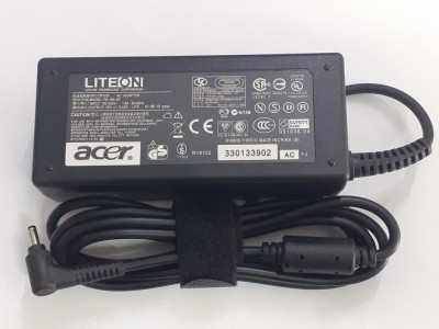 Alimentator laptop nou ACER 19V 3.42A 65W mufa 3.0mm x 1.0mm foto