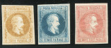 1864 , Lp 14 , Cuza neemise , serie MNH , semnata, Nestampilat