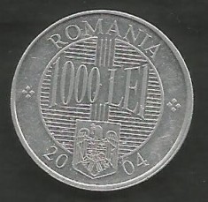 ROMANIA 1000 1.000 LEI 2004 [1] XF++ , livrare in cartonas