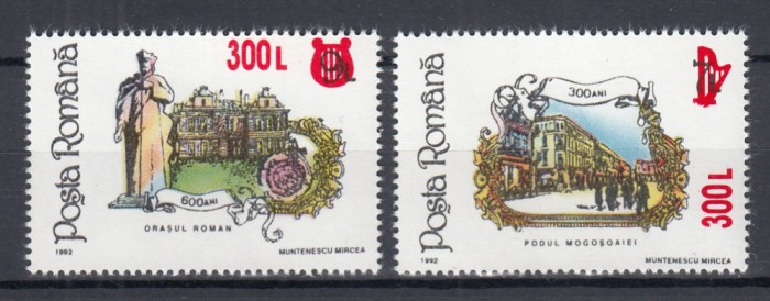 ROMANIA 2001 LP 1567 ANIVERSARI EVENIMENTE SUPRATIPAR INSTRUMENTE MUZICALE MNH