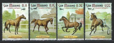 San Marino 2003 Mi 2087/90 MNH - Cai de curse foto