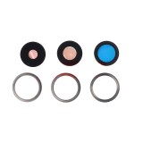 Geam Camera cu Rama Bej Apple iPhone 15 Pro TITANIUM, Bulk