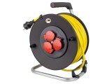 Prelungitor alimentare AS SCHWABE 3G1,5mm&sup2; 25m PVC galben cu 3 prize cod 10136