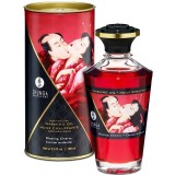 Ulei Afrodiziac Cu Efect De Caldura Blazing Cherry, 100 ml, Shunga
