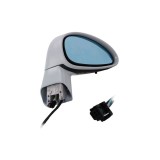 Oglinda exterioara Citroen C4 (La/Lc) 10.2004-12.2010 partea dreapta Best Auto Vest crom convex carcasa prevopsita grunduita reglare electrica cu inc