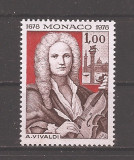 Monaco 1978 - 300 de ani de la nașterea lui Antonio Vivaldi - compozitor, MNH, Nestampilat