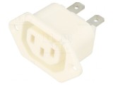 Conector Alimentare AC Soclu Mamă 10A 250VAC IEC 60320