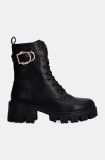 Answear Lab bocanci femei, culoarea negru, cu platforma