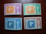 MAURITIUS SERIE GEORGE VI MH, Nestampilat