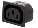 Conector Alimentare AC Soclu Mamă 10A 250V C13
