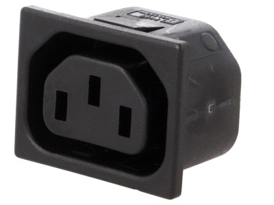 Conector alimentare AC C13 10A 250V foto