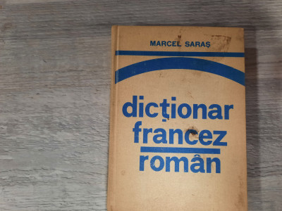 Dictionar francez-roman de Marcel Saras foto