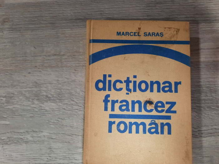 Dictionar francez-roman de Marcel Saras