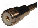 Conector UHF PL-259 mufă mamă drept crimpat și lipit AMPHENOL RF