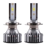 Set 2 LED-Uri Auto Techstar&reg; V8, H7, 120W, 12-24V, 15000 Lumeni, 6000K, Unghi Fascicul 360&deg;, CSP 3570, Canbus, Radiator Aluminiu, Racire Cooling Tech,