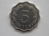 5 MILS 1972 MALTA-XF
