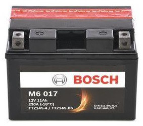 Baterie Moto Bosch M6 Factory Activated 11Ah 230A 12V TTZ14S-BS 0 092 M60 170 foto