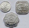 Set 3 Monede Bangladesh 1, 5, 10 Poisha 1974-1994, UNC, Numismatica