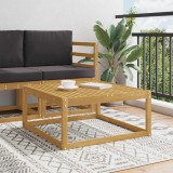 vidaXL Taburet pentru exterior Lemn Solid de Acacia Alb 901529