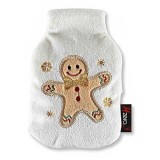 Incalzitor cu recipient detasabil model Craciun textil multicolor cm 8 x 2 x 13 H