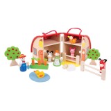 BigJigs Mini Ferma animalelor - Joc Educativ si interactiv pentru copii