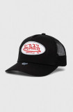 Von Dutch sapca culoarea negru, cu imprimeu