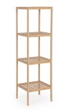 Cumpara ieftin Raft bambus natur Cayden 33x33x145.5 cm