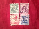 Serie Elvetia 1938 Pro Juventute - 4 valori stampilate
