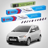 Cumpara ieftin Ștergătoare Mitsubishi Colt VII (Z3, Z2) 2008-2012 | Set Față și Spate Flat Premium &ndash; TeamCar&reg;