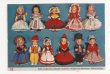 TD5 -Carte Postala- DANEMARCA - Dolls in National costumes, necirculata, Fotografie