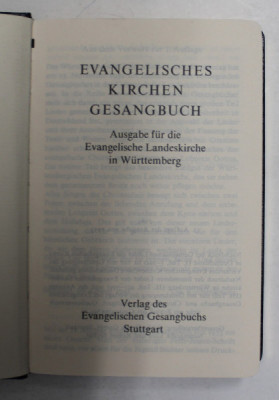 EVANGHELISCHES KIRCHEN GESANGBUCH , 1984 , EDITIE DE LUX * foto